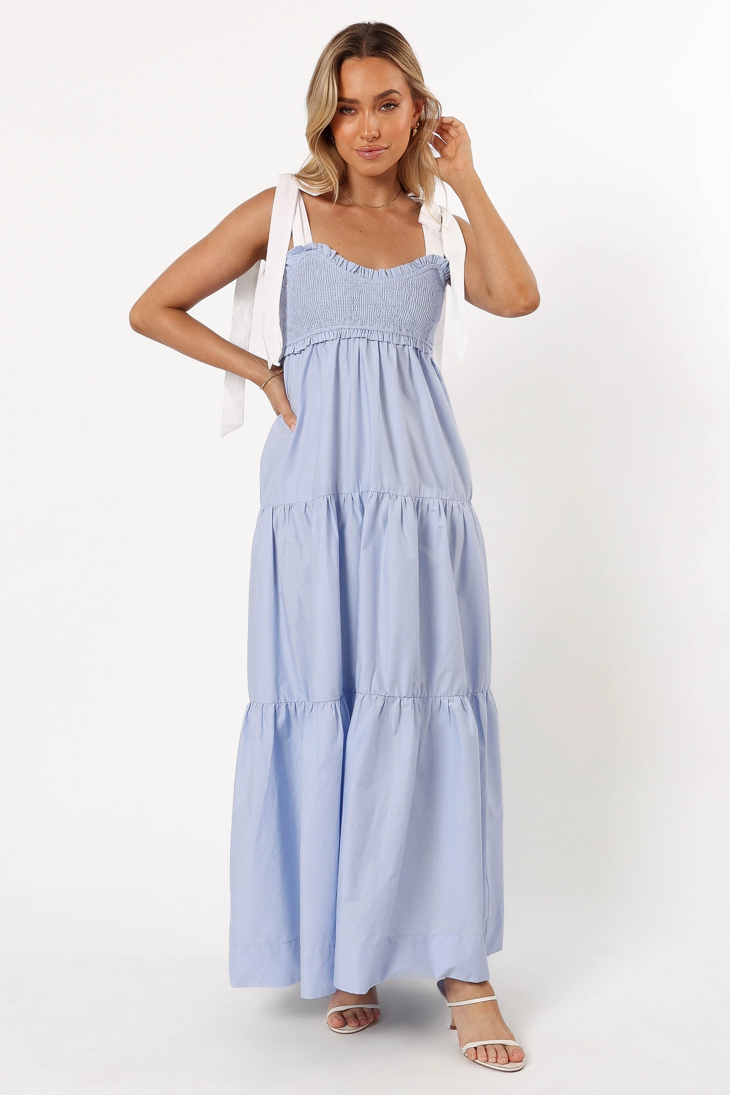 Lyrah Midi Dress - Sky