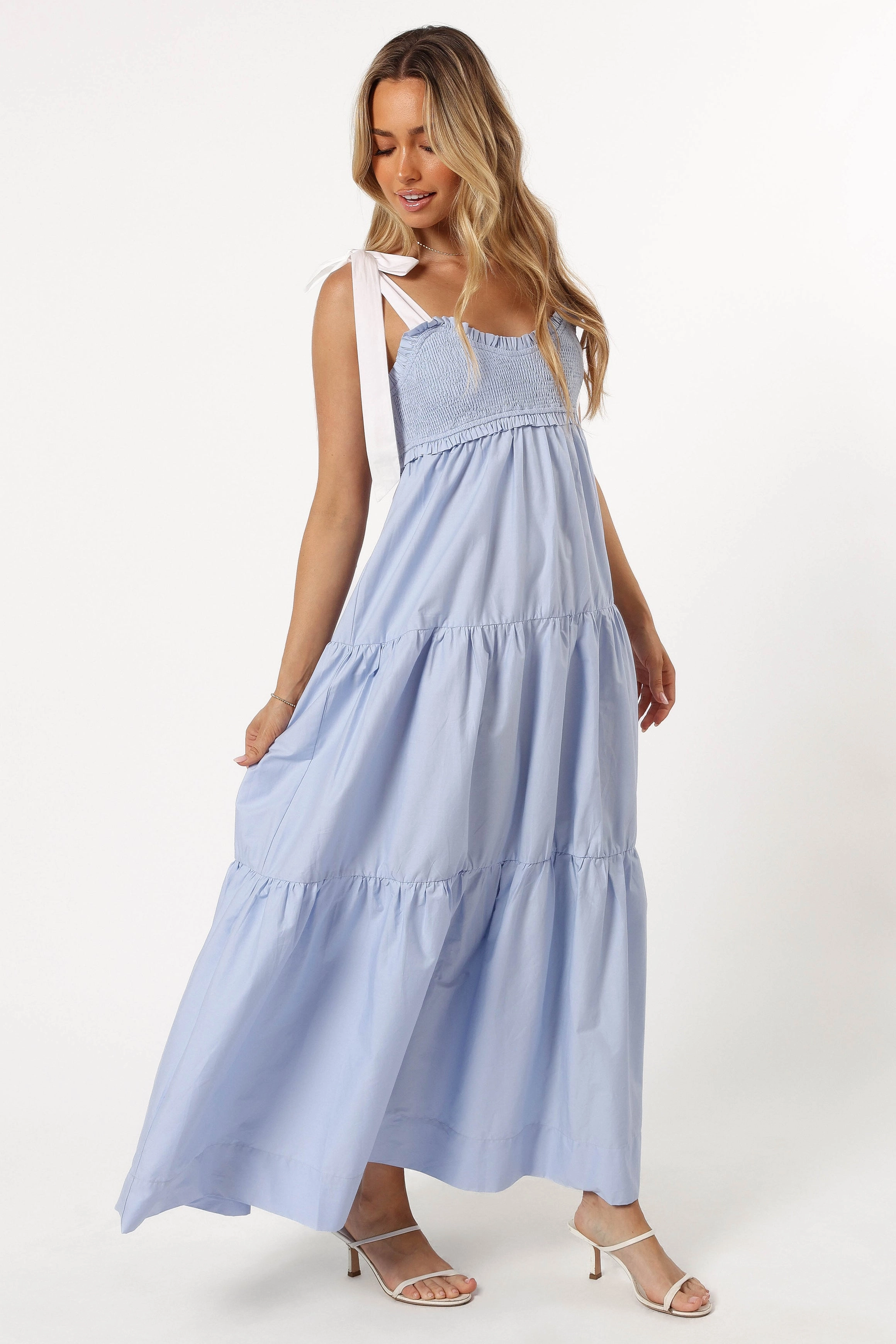 Lyrah Midi Dress - Sky