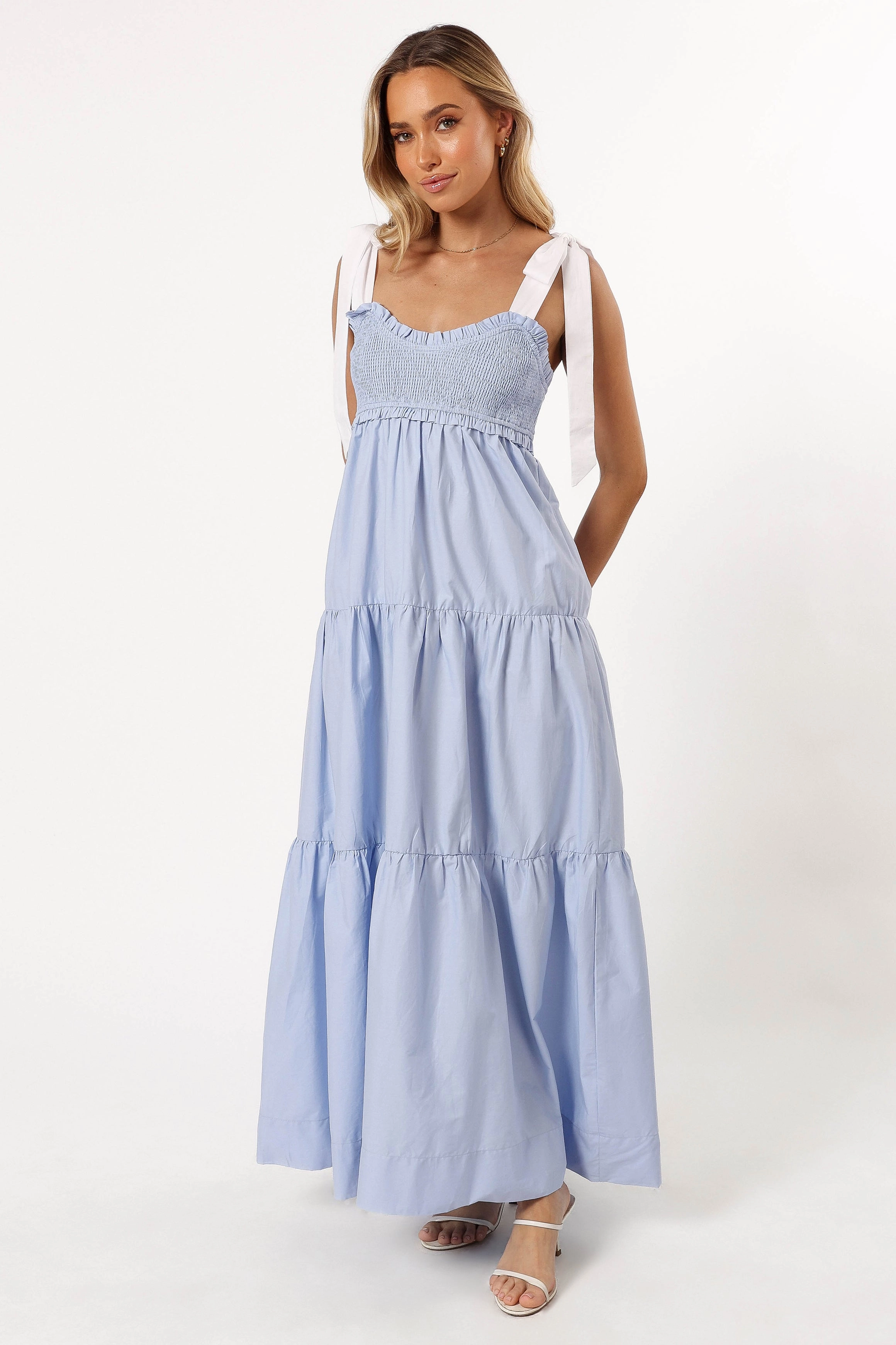 Lyrah Midi Dress - Sky