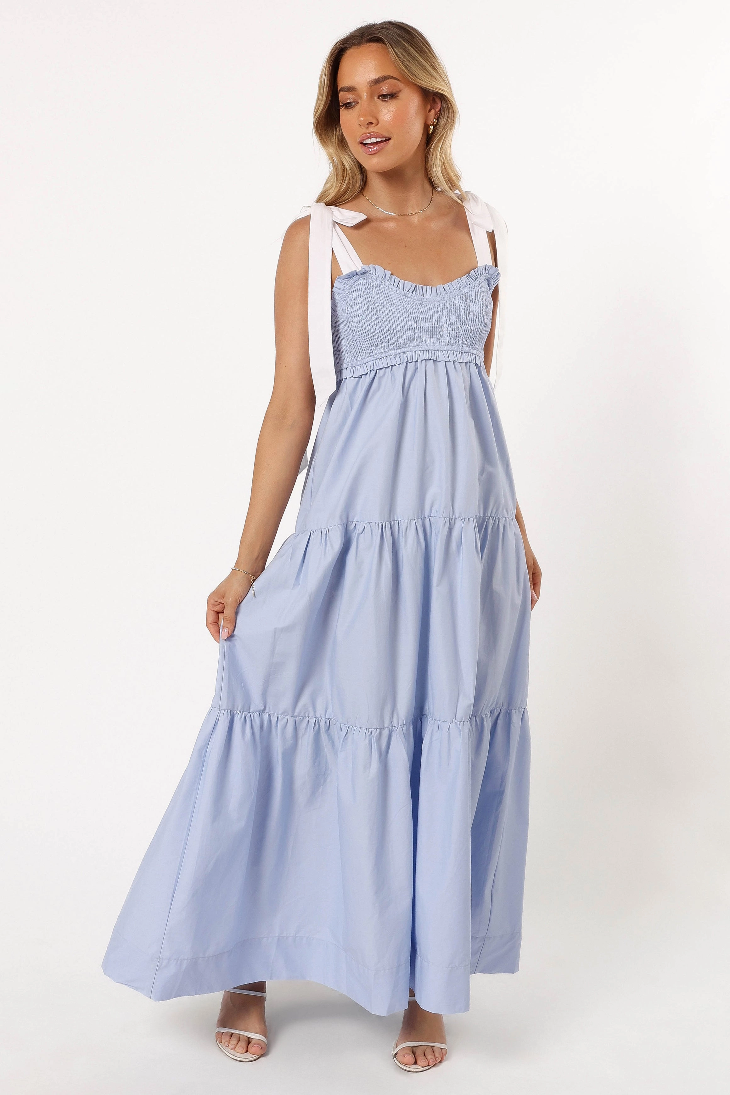 Lyrah Midi Dress - Sky