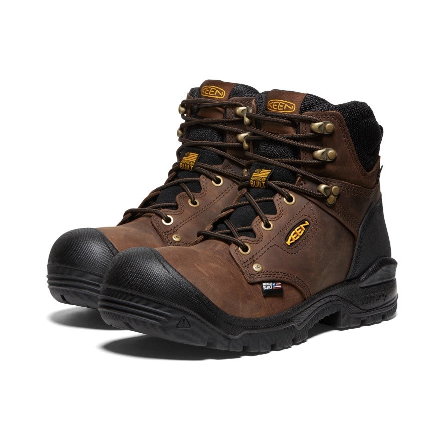 Men's Independence 6" Waterproof Boot (Soft Toe)  |  Dark Earth/Black