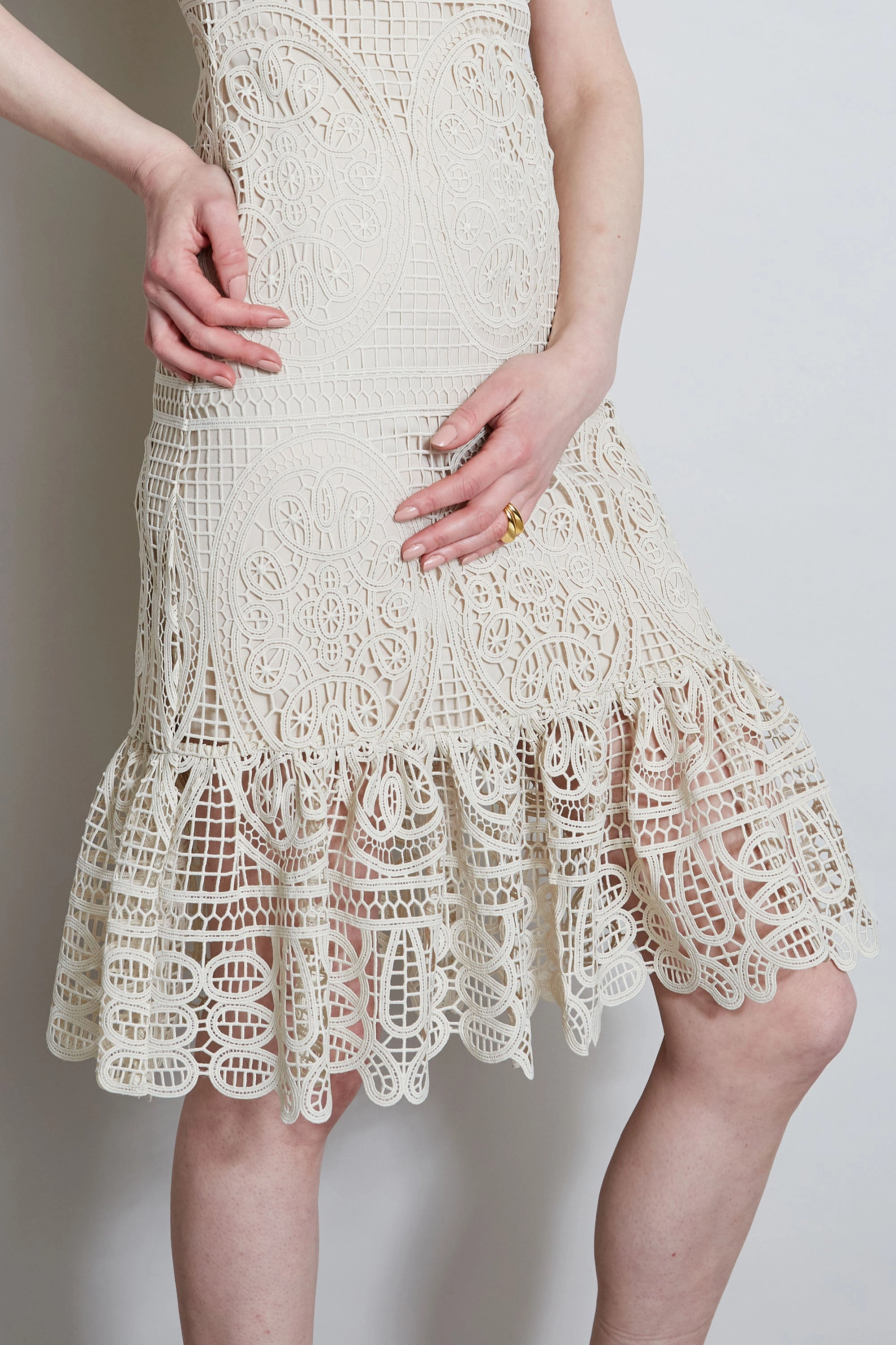 Mosaic Lace Dress