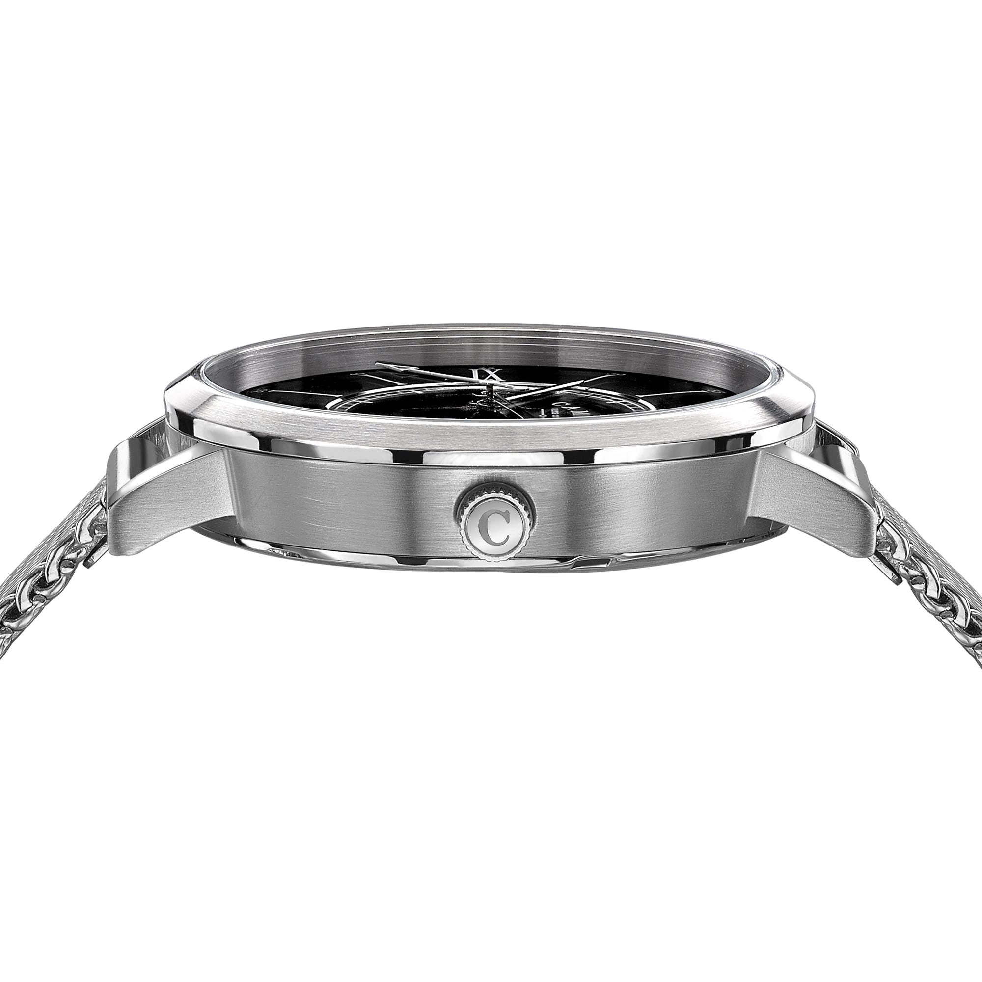 No.27 Type II Mesh, Black and Steel