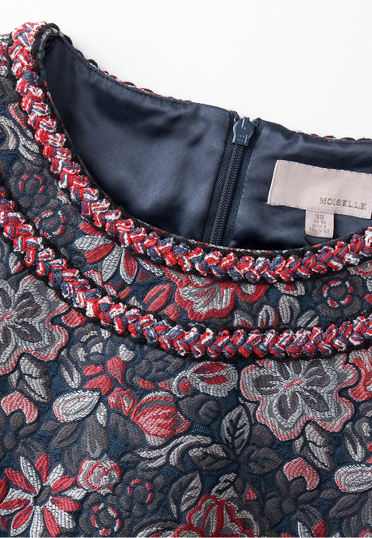 Oriental Jacquard Dress