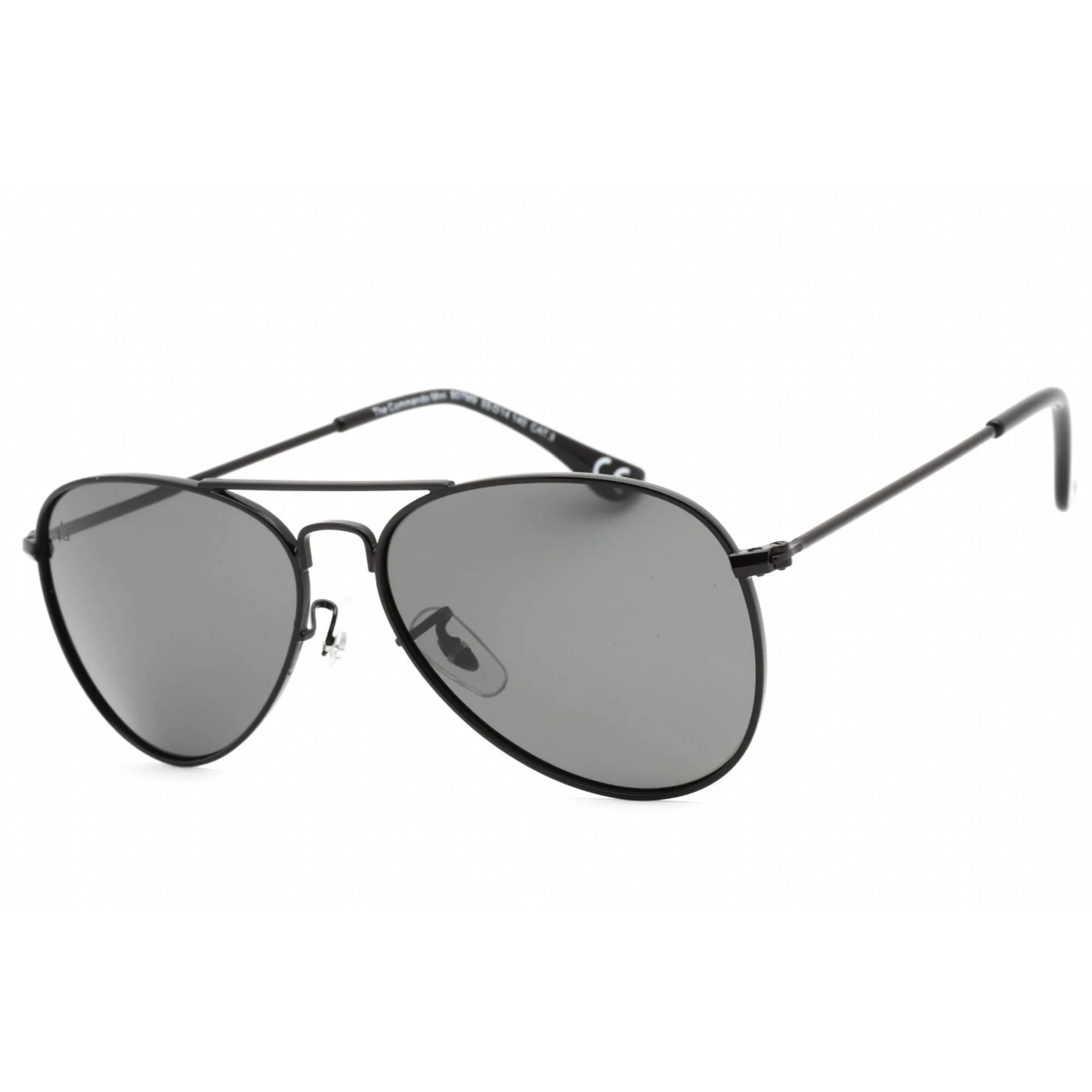 Prive Revaux Women's Sunglasses - Metal Aviator Frame | Commando Mini Caviar Black