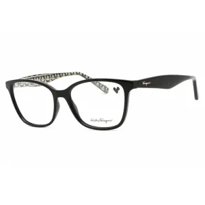 Salvatore Ferragamo Women's Eyeglasses - Clear Lens Rectangular Plastic | SF2918 001