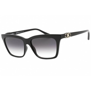 Salvatore Ferragamo Women's Sunglasses - Black Rectangular Plastic Frame | SF1027S 001