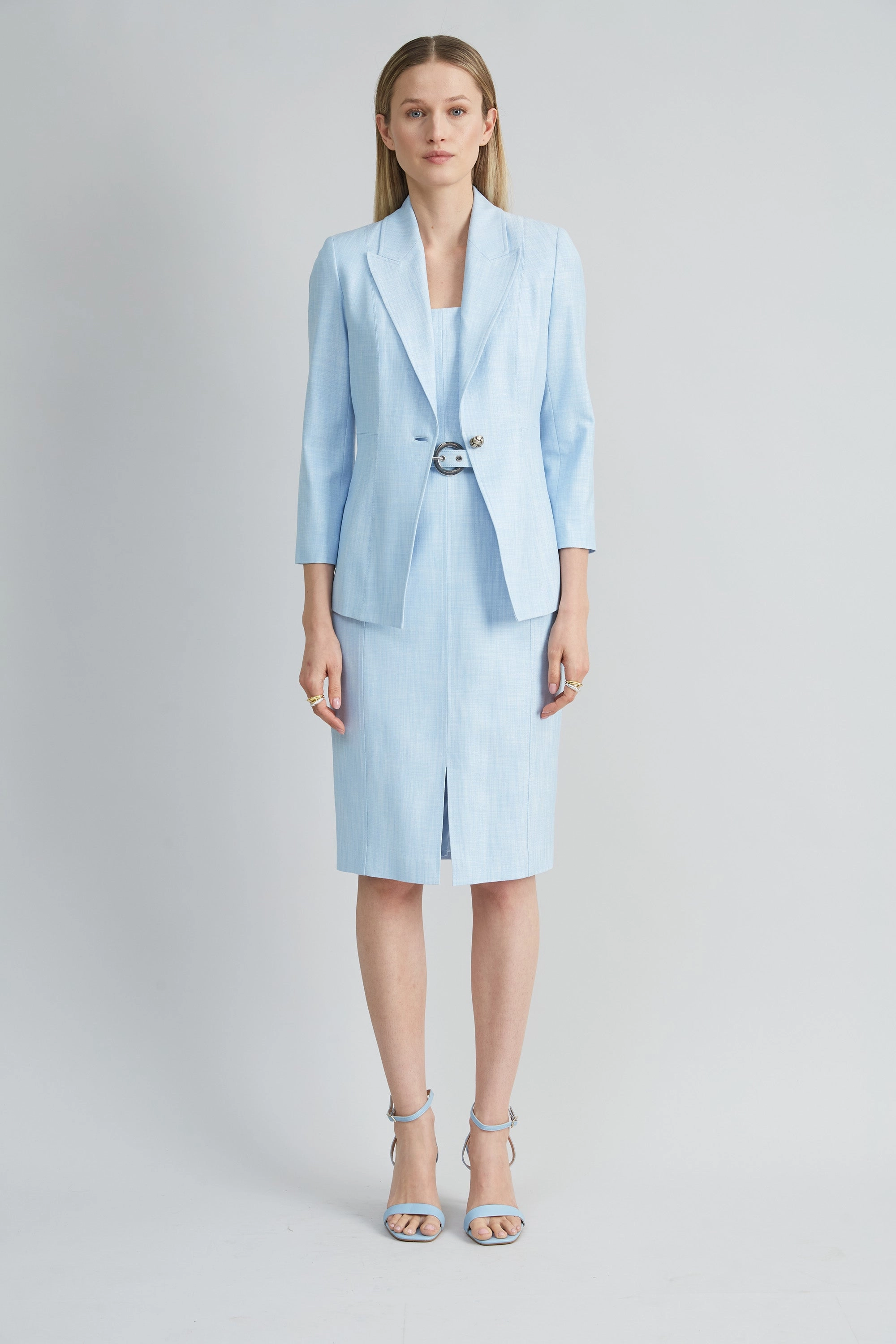 Scallop Melange Dress