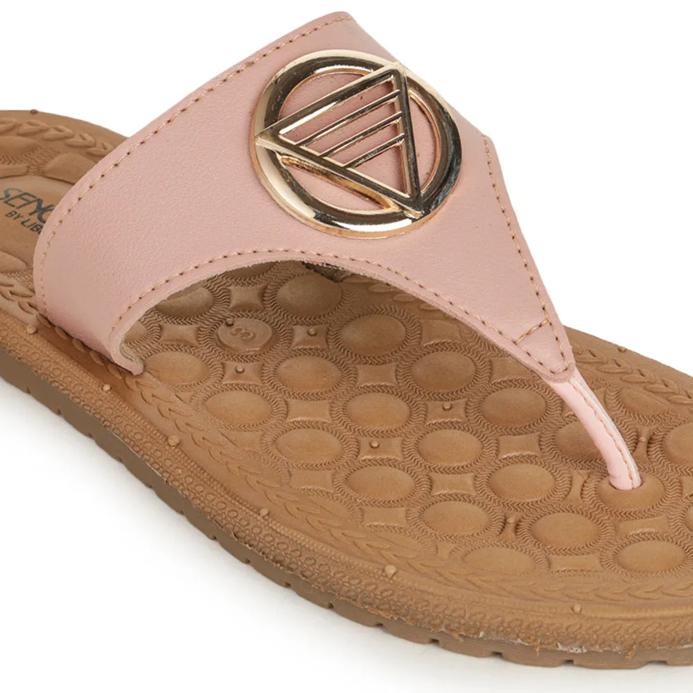 Senorita Casual Pink Slipper For Women Ch-509 By Liberty