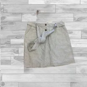 Skirt Midi By Talbots In Striped Pattern, Size: 10