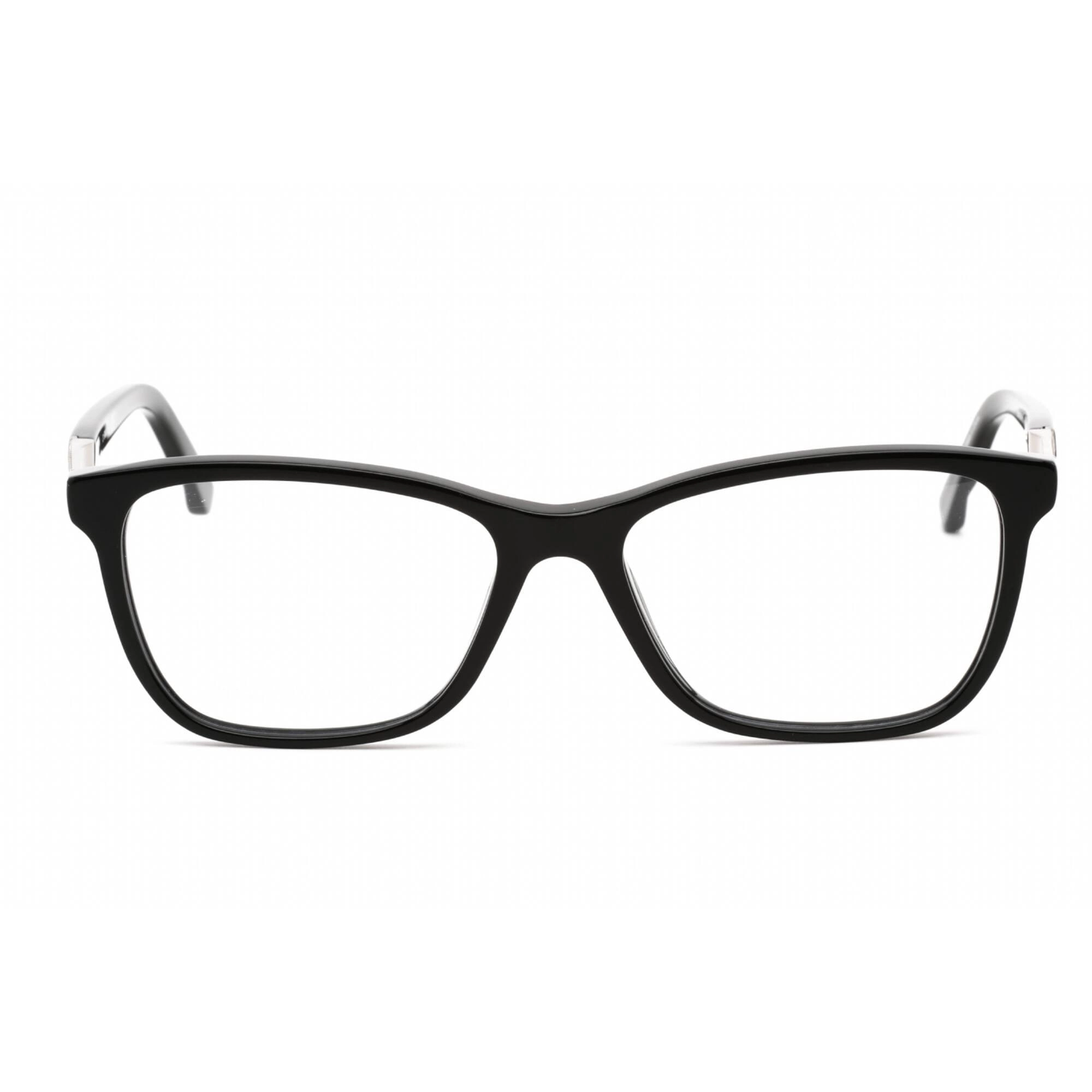 Swarovski Women's Eyeglasses - Cat Eye Shape Black/Silver Acetate Frame | SK5117 001