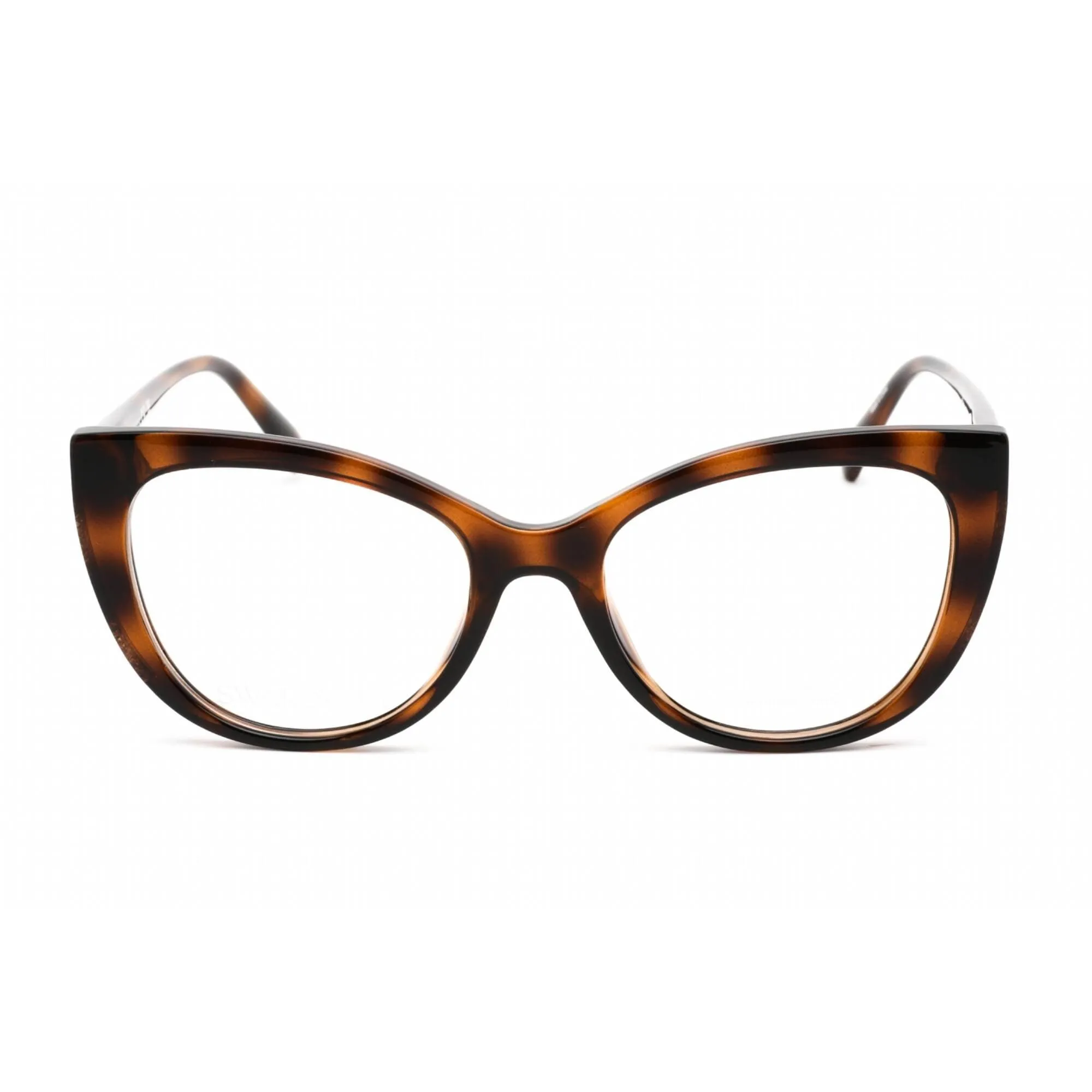 Swarovski Women's Eyeglasses - Full Rim Cat Eye Dark Havana Plastic Frame | SK5291 052