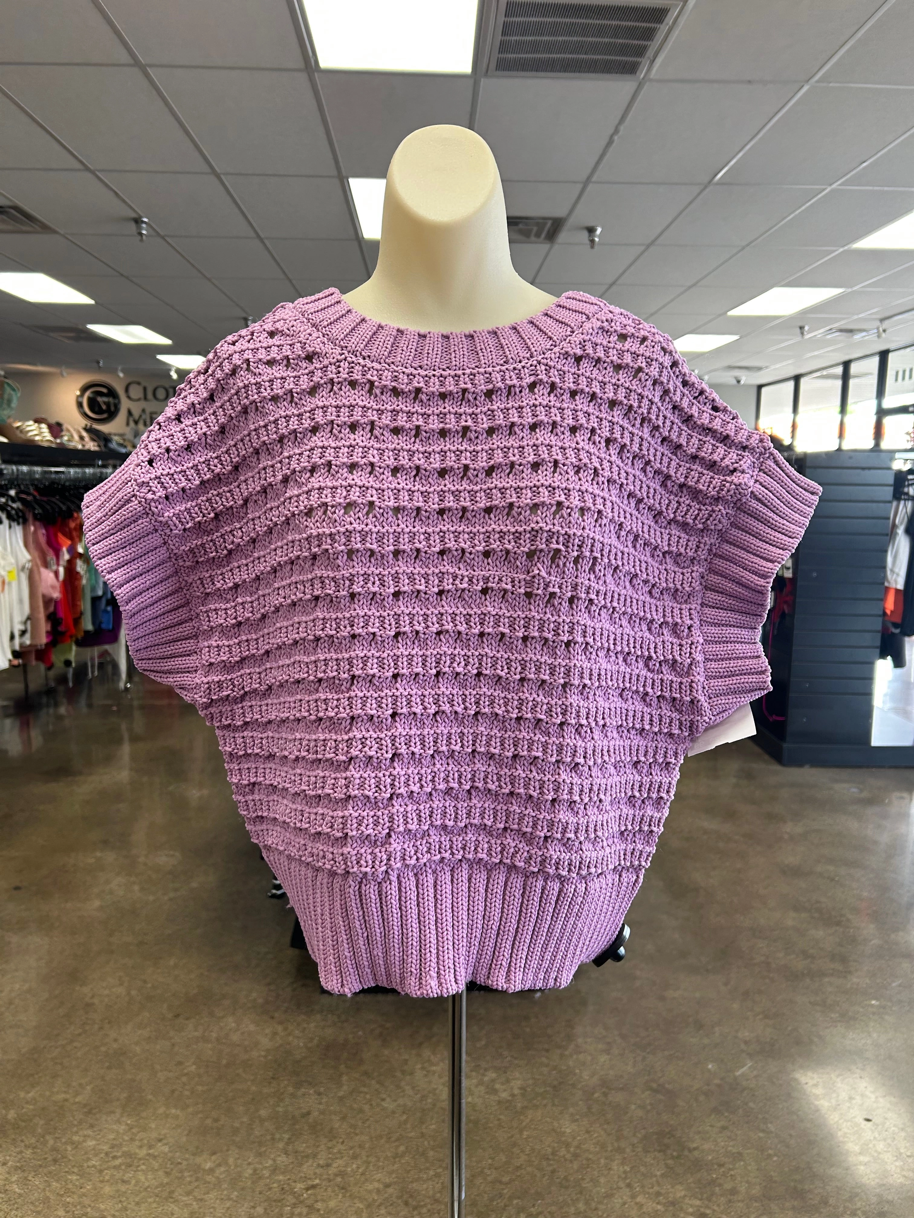 Sweater Ss By Varley In Purple, Size:S