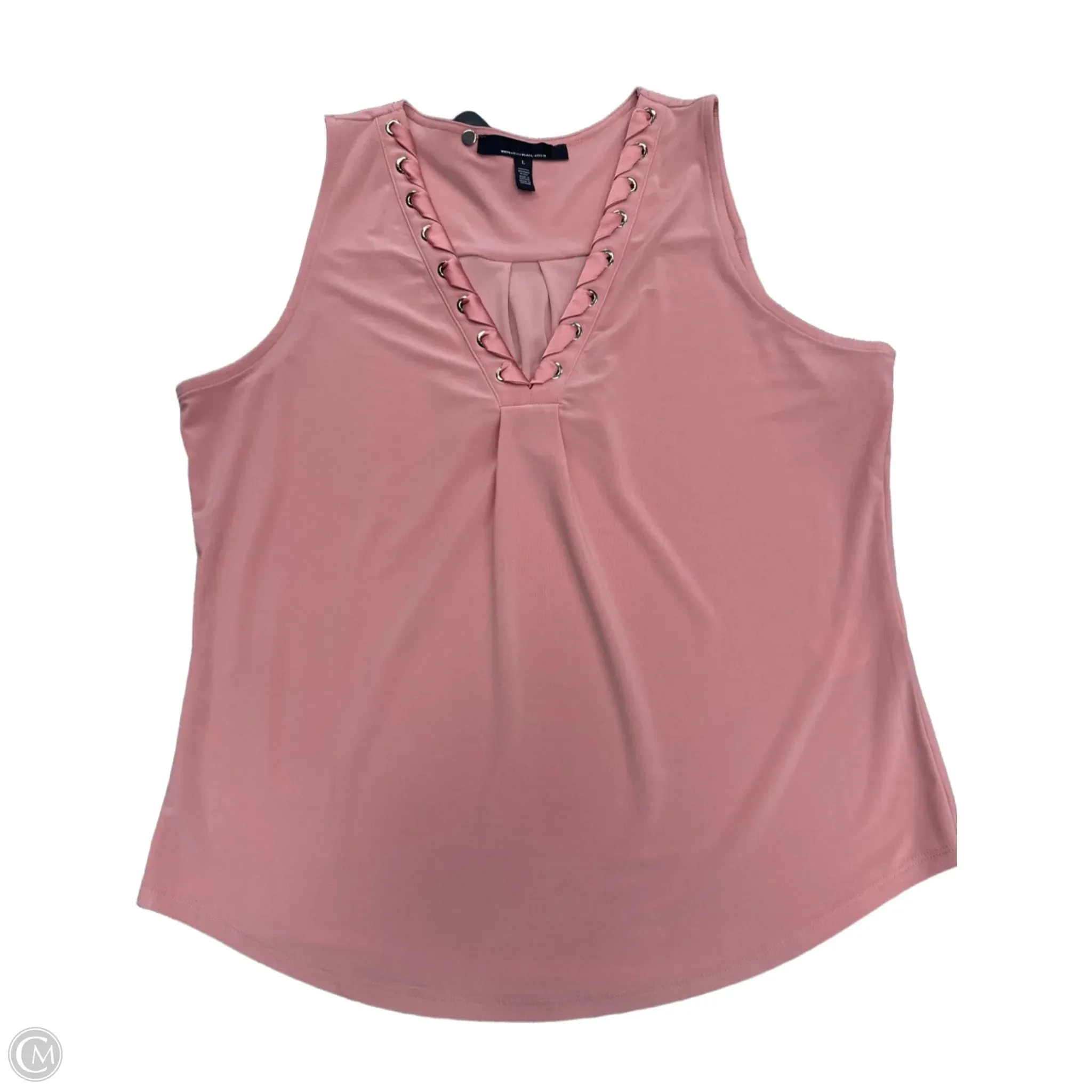 Tank Top By White House Black Market In Pink, Size: L