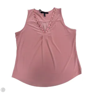 Tank Top By White House Black Market In Pink, Size: L