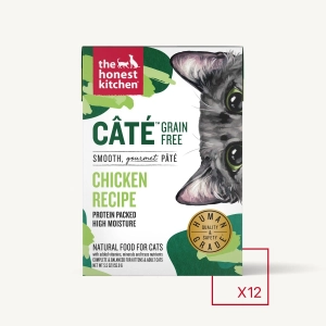 The Honest Kitchen Cate Chicken Pate Natural Wet Cat Food