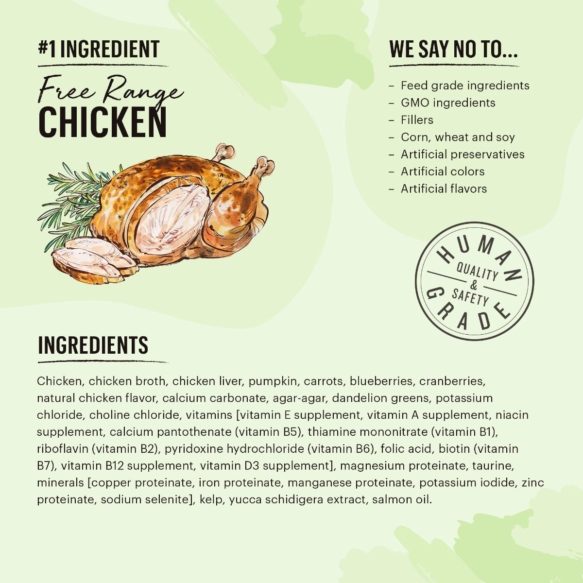 The Honest Kitchen Cate Chicken Pate Natural Wet Cat Food