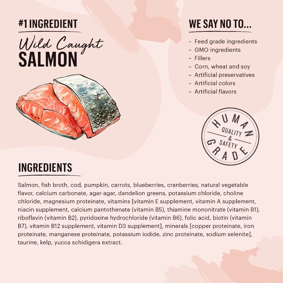 The Honest Kitchen Cate Salmon & Cod Pate Natural Wet Cat Food