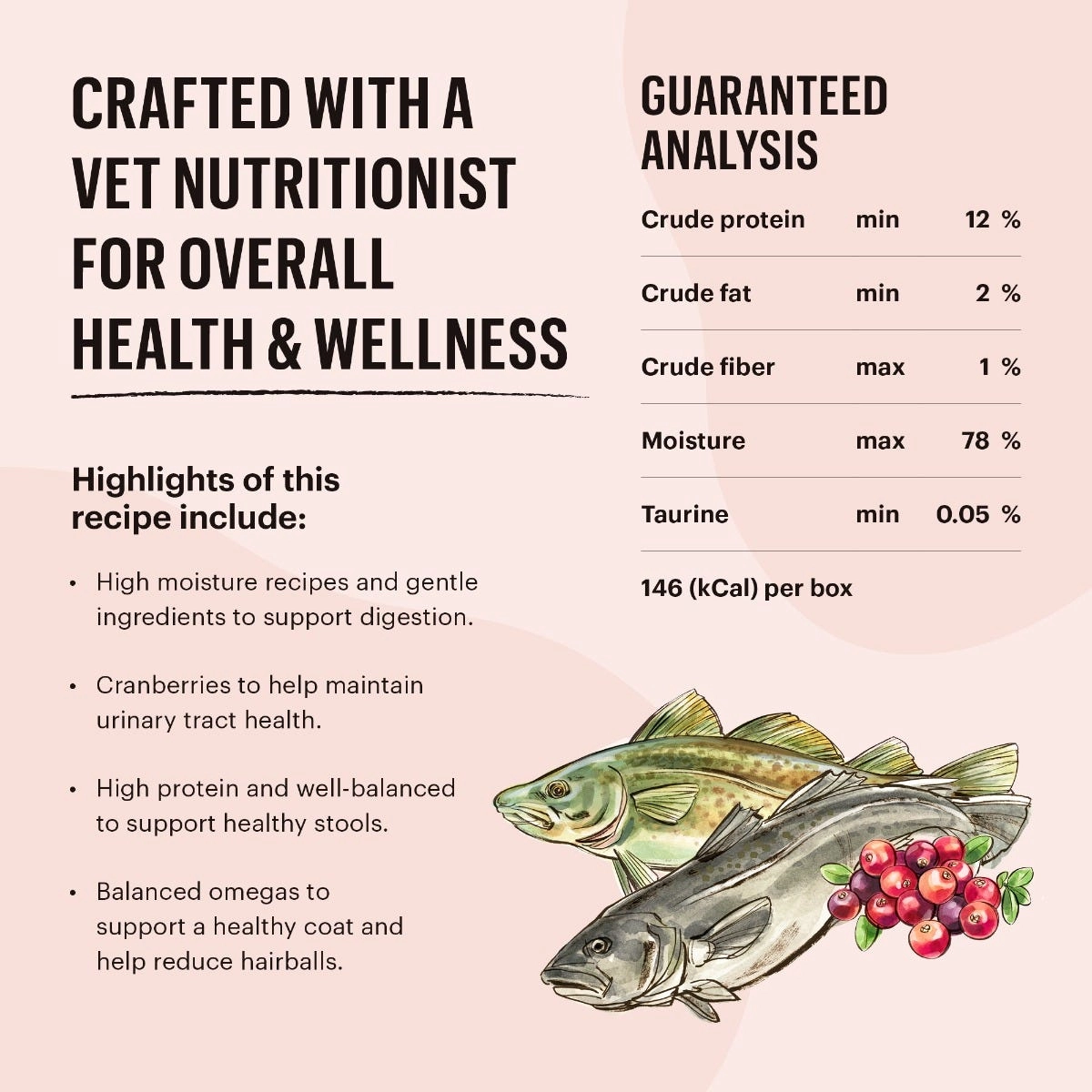The Honest Kitchen Cate Salmon & Cod Pate Natural Wet Cat Food