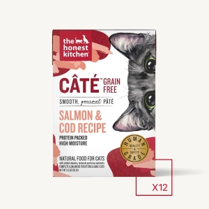 The Honest Kitchen Cate Salmon & Cod Pate Natural Wet Cat Food