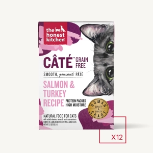 The Honest Kitchen Cate Salmon & Turkey Pate Natural Wet Cat Food