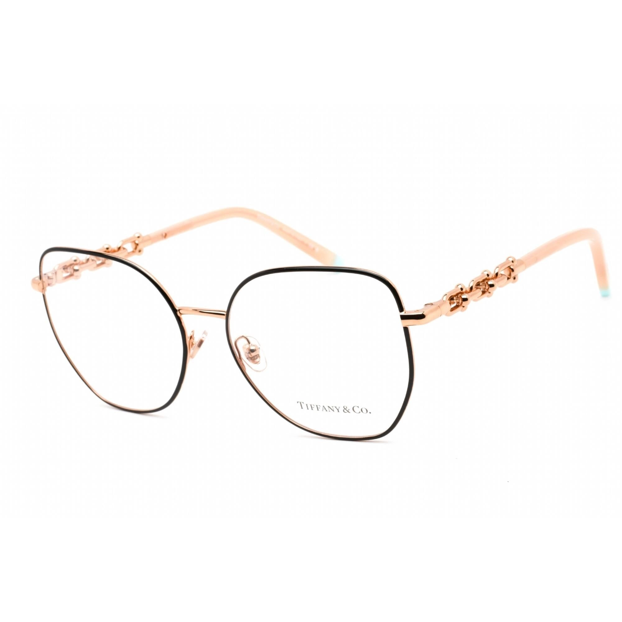 Tiffany Women's Eyeglasses - Black On Rubedo Metal Cat Eye Shape Frame | 0TF1147 6162