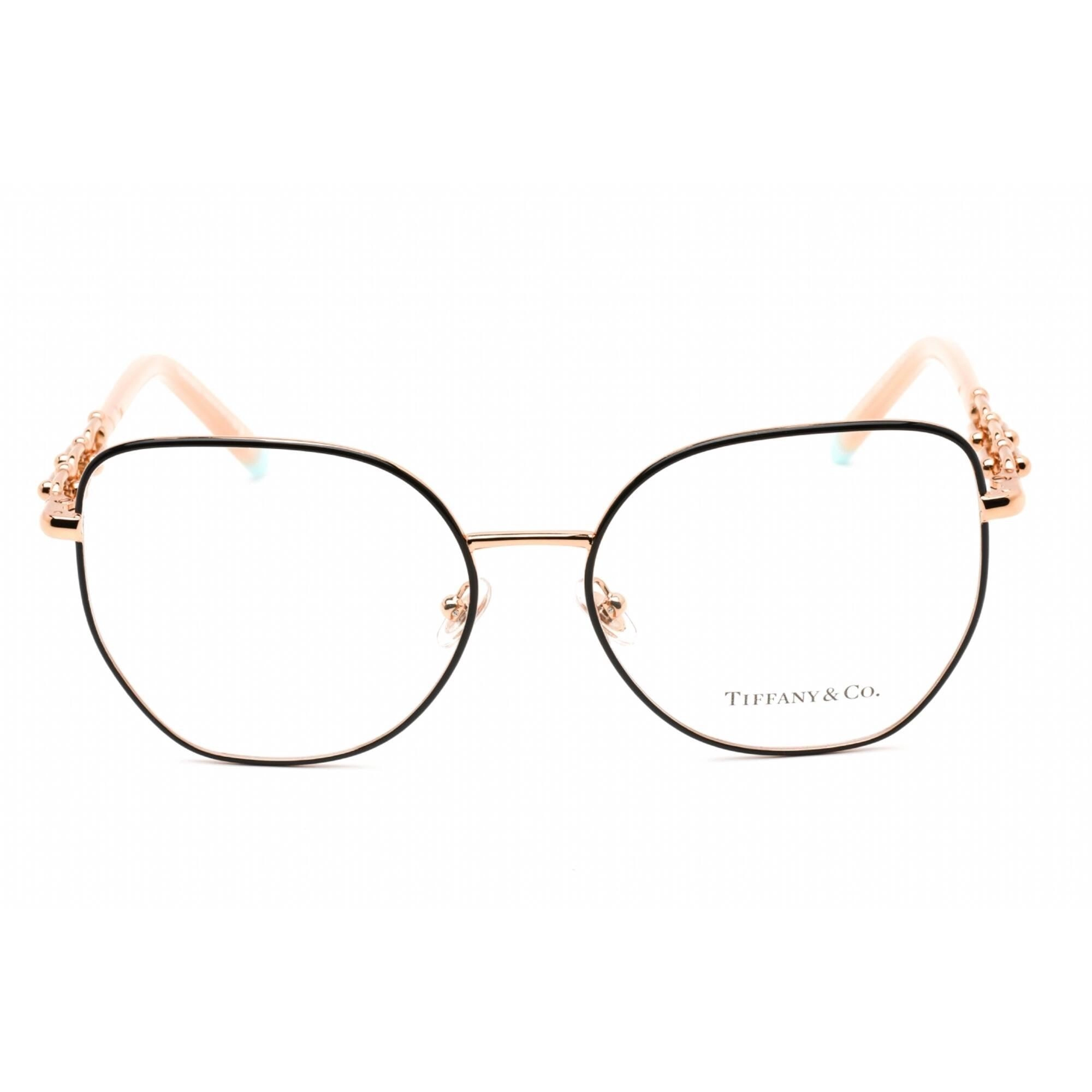 Tiffany Women's Eyeglasses - Black On Rubedo Metal Cat Eye Shape Frame | 0TF1147 6162