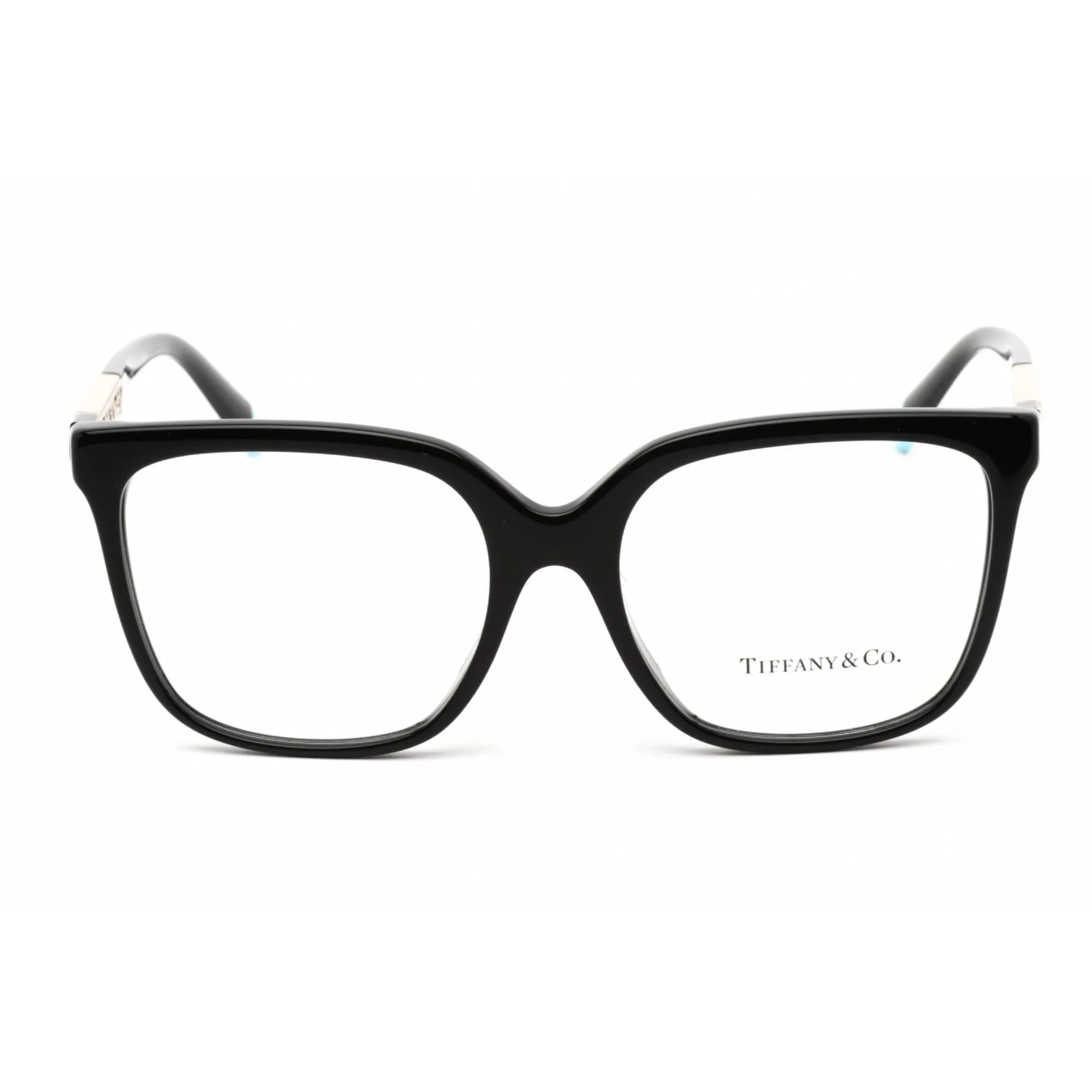 Tiffany Women's Eyeglasses - Clear Lens Black Plastic Square Frame | 0TF2227F 8001