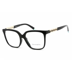 Tiffany Women's Eyeglasses - Clear Lens Black Plastic Square Frame | 0TF2227F 8001