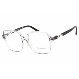 Tiffany Women's Eyeglasses - Crystal Grey Plastic Square Shape Frame | 0TF2230 8270
