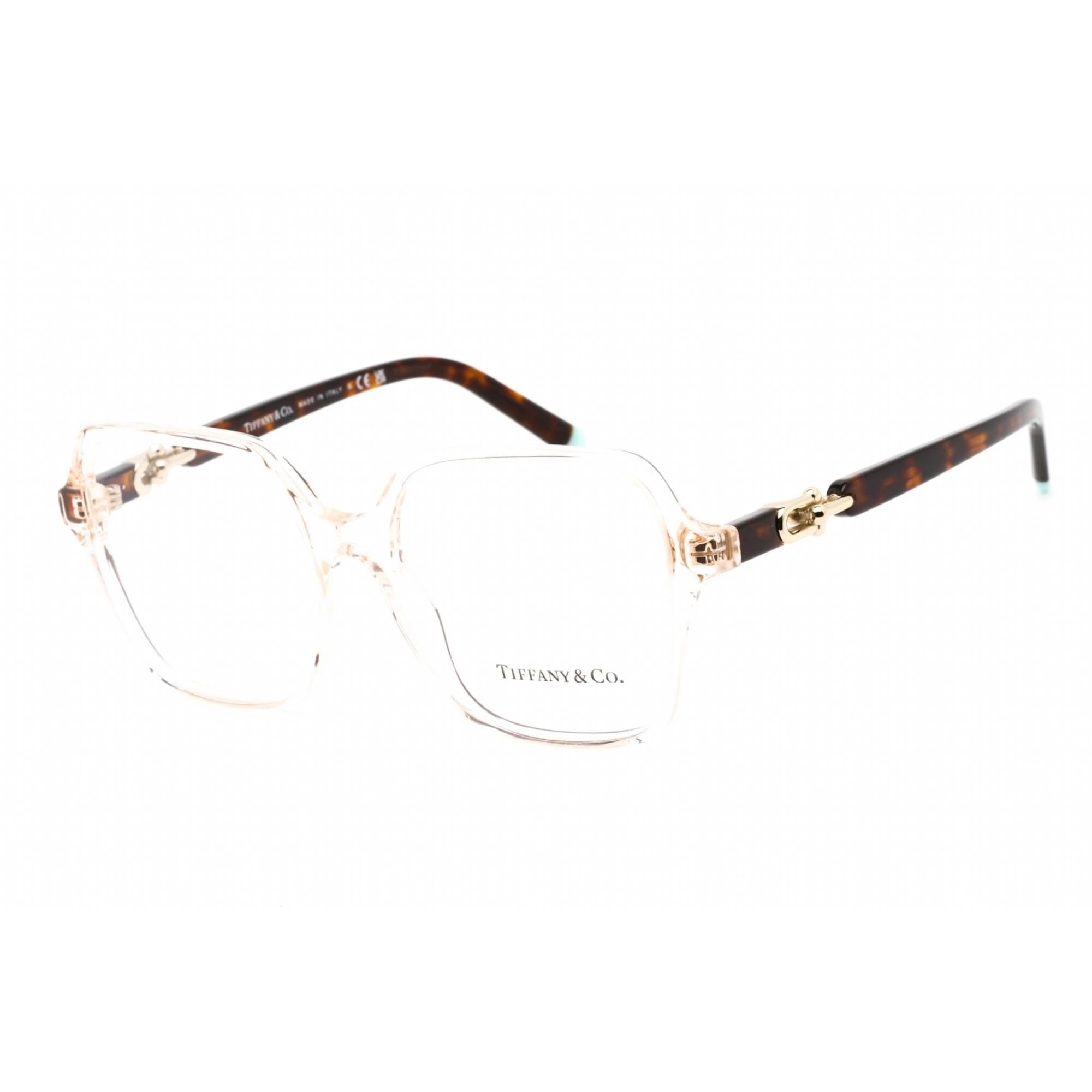 Tiffany Women's Eyeglasses - Crystal Nude Plastic Square Shape Frame | 0TF2230 8278