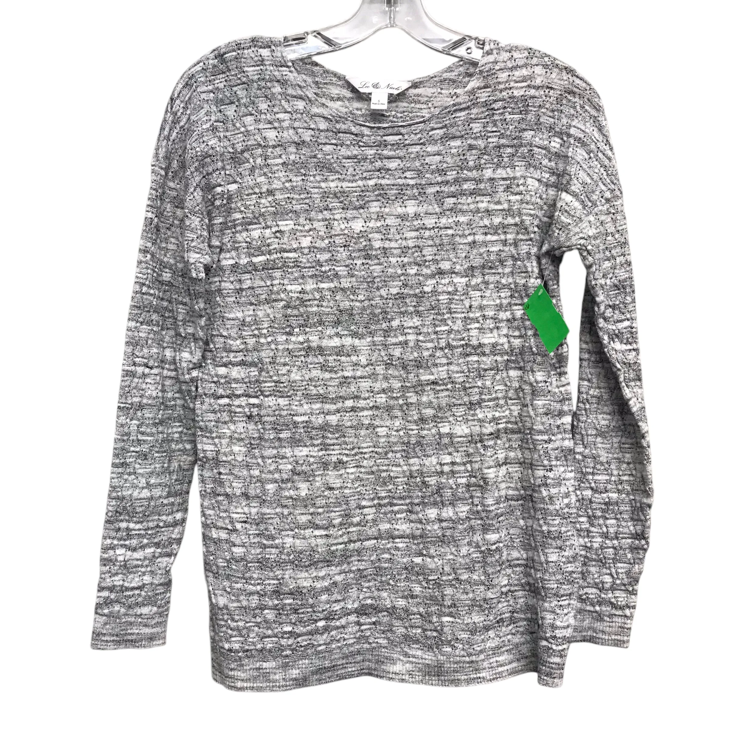 Top Ls By Leo And Nicole In Grey, Size:S