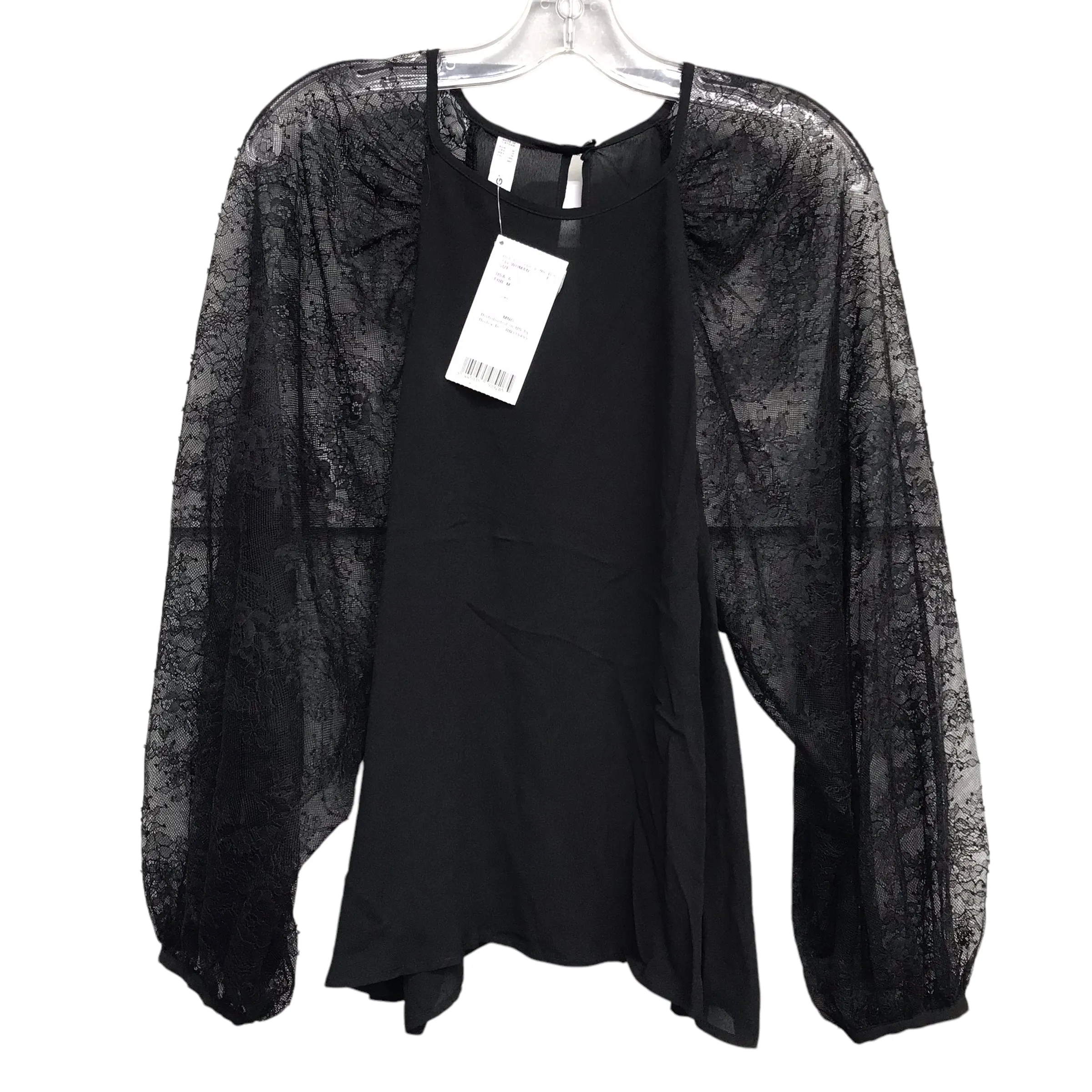 Top Ls By Mng In Black, Size:S