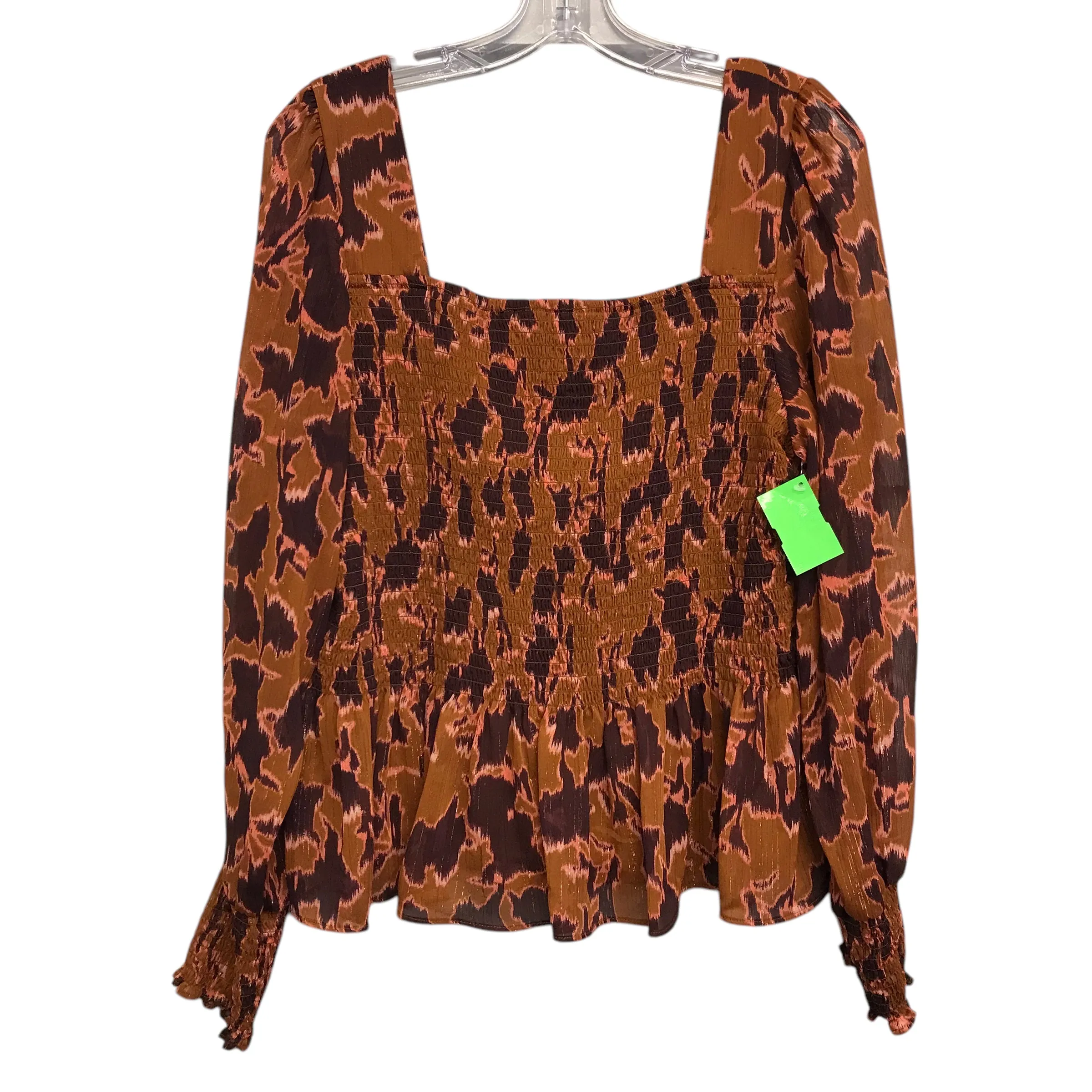 Top Ls By Nine West In Brown & Purple, Size:1X