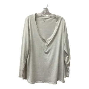 Top Ls By Torrid In Grey & White, Size:L