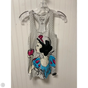 Top Sleeveless By Disney Store In Grey & White, Size: S