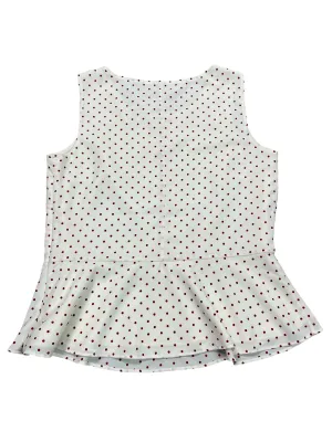 Top Sleeveless By Talbots In Cream, Size:Mp