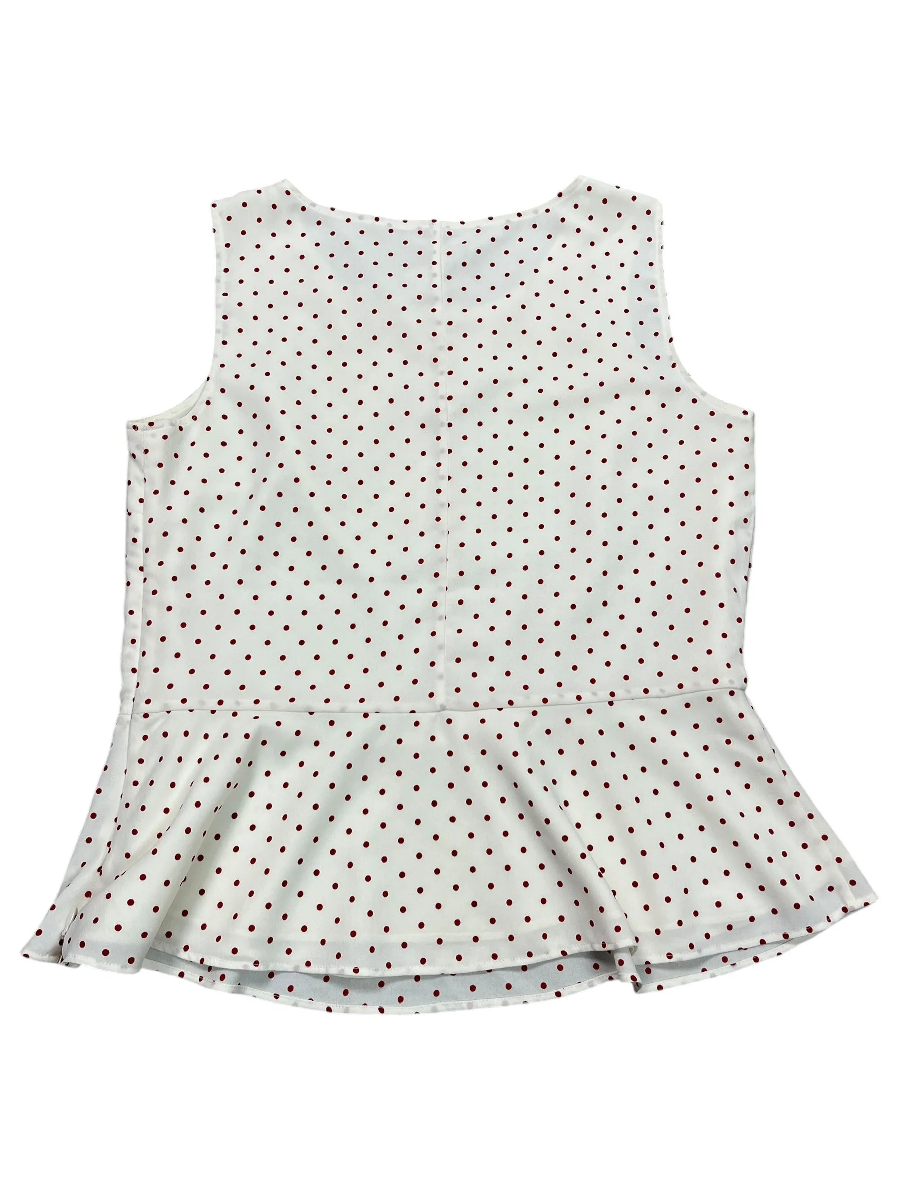 Top Sleeveless By Talbots In Cream, Size:Mp