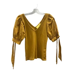 Top Ss By Maeve In Tan, Size:Xs