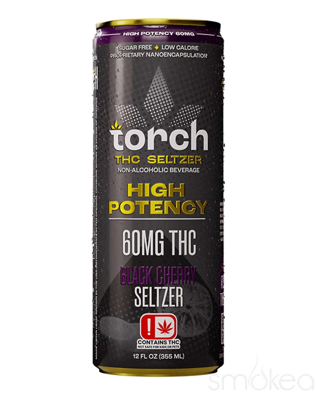 Torch High Potency THC Seltzer - Black Cherry