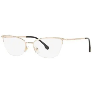 Versace Women's Eyeglasses - Pale Gold Metal Cat Eye Frame | VERSACE 0VE1261B 1252