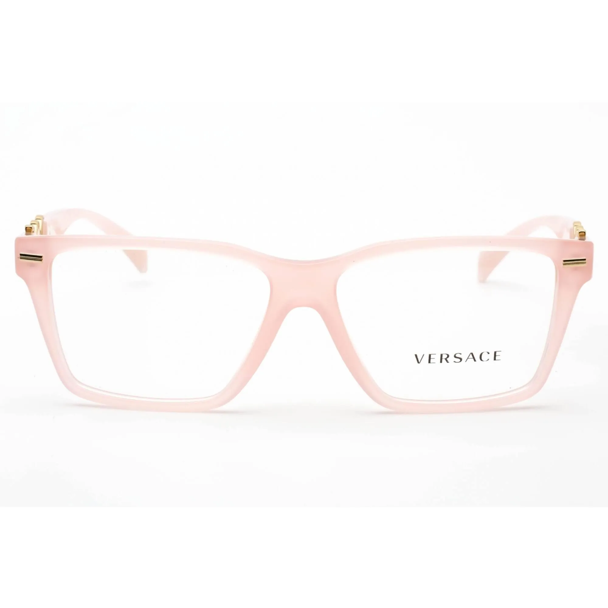 Versace Women's Eyeglasses - Rectangular Opal Pink Frame, 56 mm | 0VE3335 5405