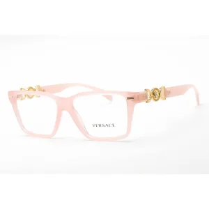 Versace Women's Eyeglasses - Rectangular Opal Pink Frame, 56 mm | 0VE3335 5405