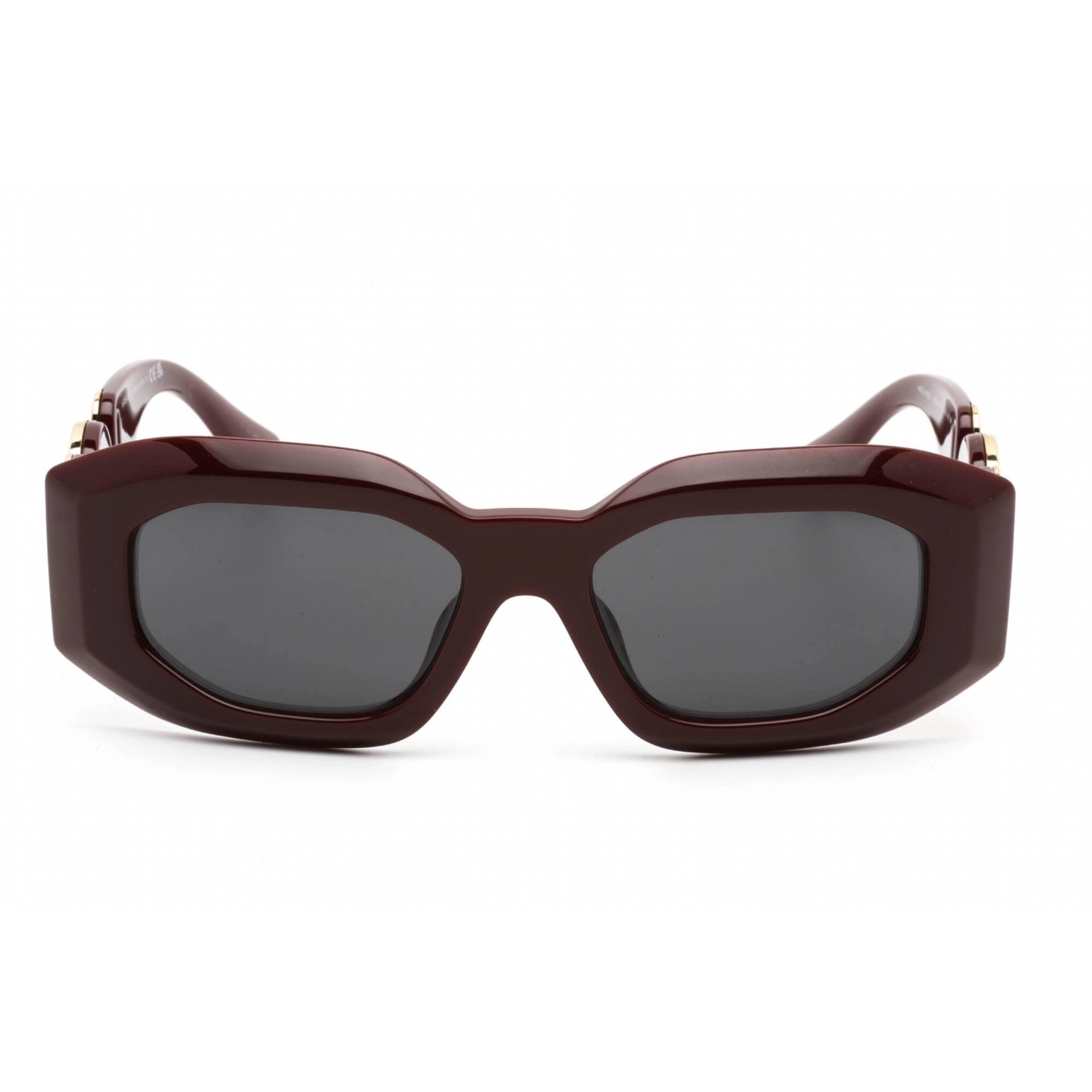 Versace Women's Sunglasses - Full Rim Bordeaux Plastic Oval Frame | VE4425U 536587