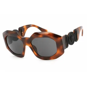 Versace Women's Sunglasses - Full Rim Havana Plastic Shield Frame | VE4424U 521787