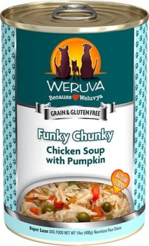 Weruva Funky Chunky Chicken Soup with Pumpkin Canned Dog Food