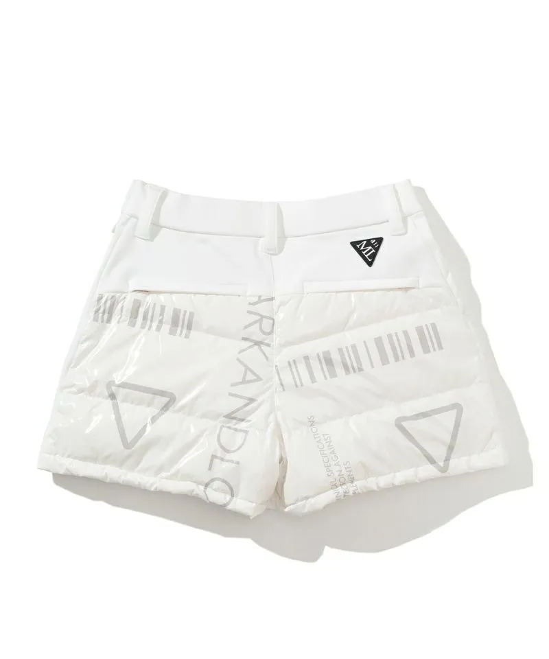 Women's CD9-DCSP Down shorts WHITE