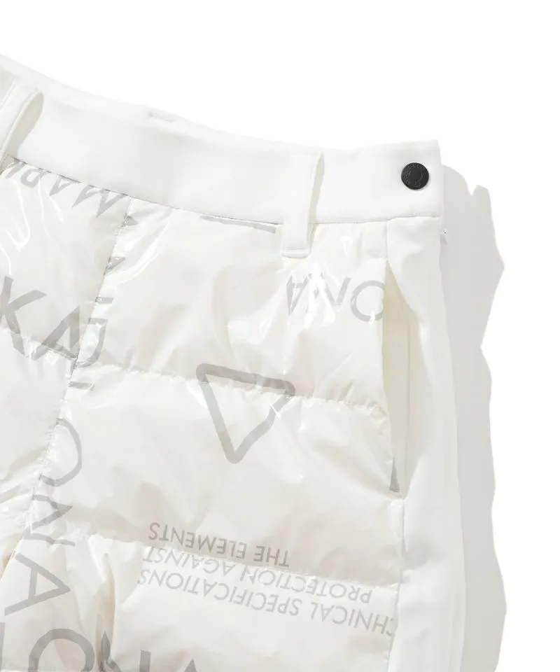 Women's CD9-DCSP Down shorts WHITE