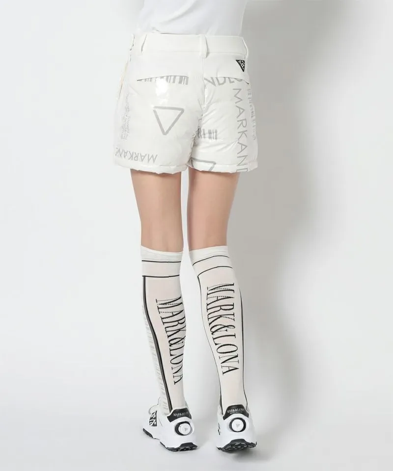 Women's CD9-DCSP Down shorts WHITE