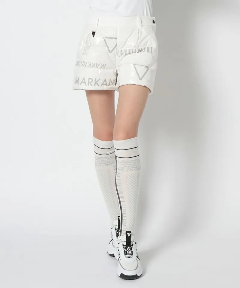 Women's CD9-DCSP Down shorts WHITE